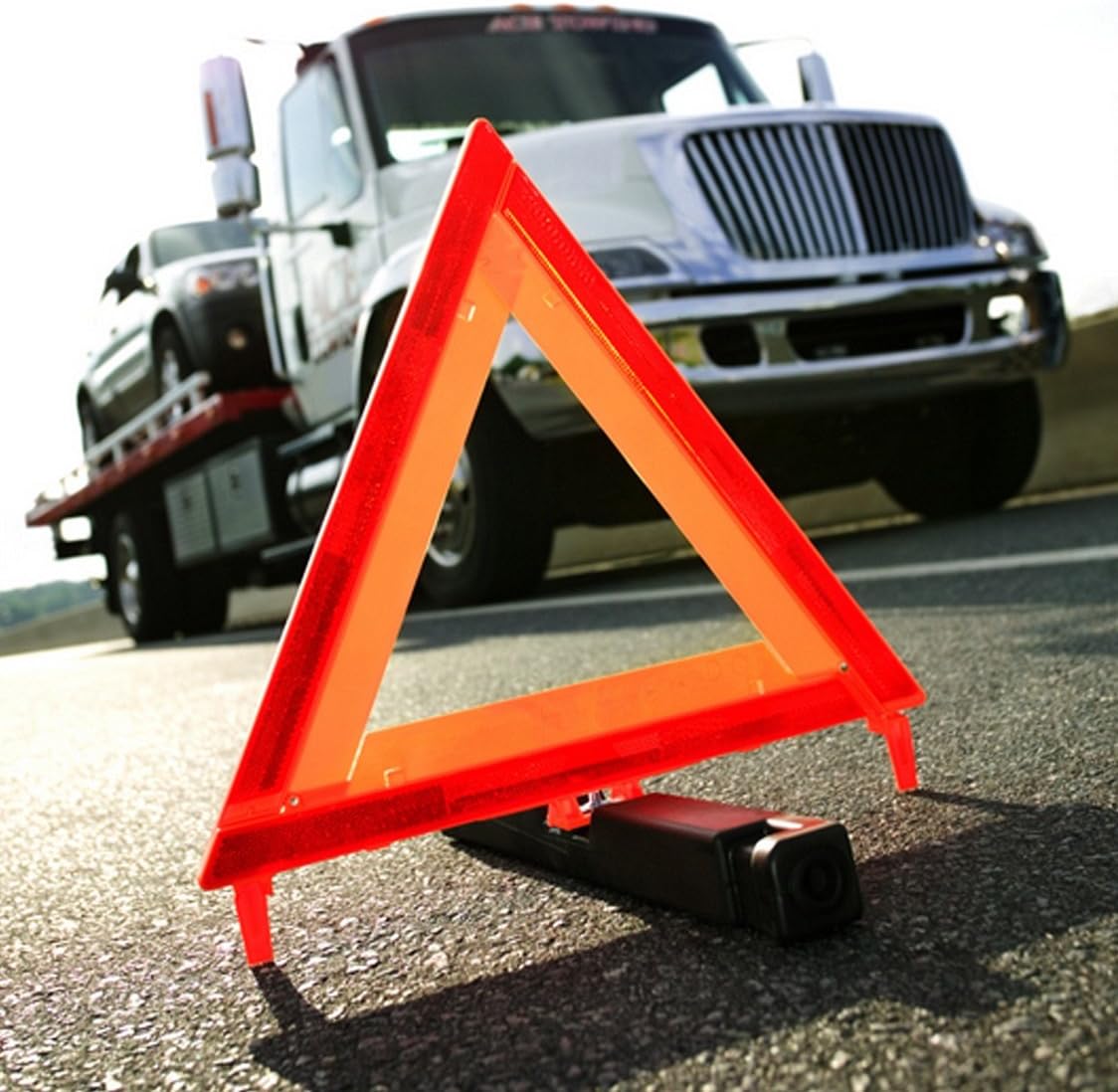 Cartman Warning Triangle Set - DOT Approved Emergency Roadside Reflective Safety Kit