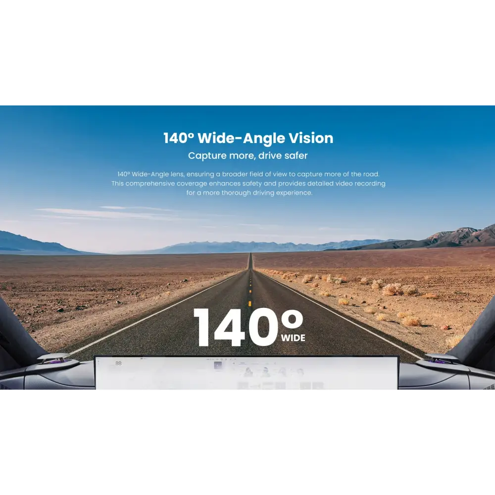 DDPAI N5 Dual Front and Rear 4K Ultra HD Resolution Dash Camera - N5 Dual / 32G