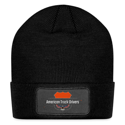 Patch Beanie -  American Truck Drivers - black