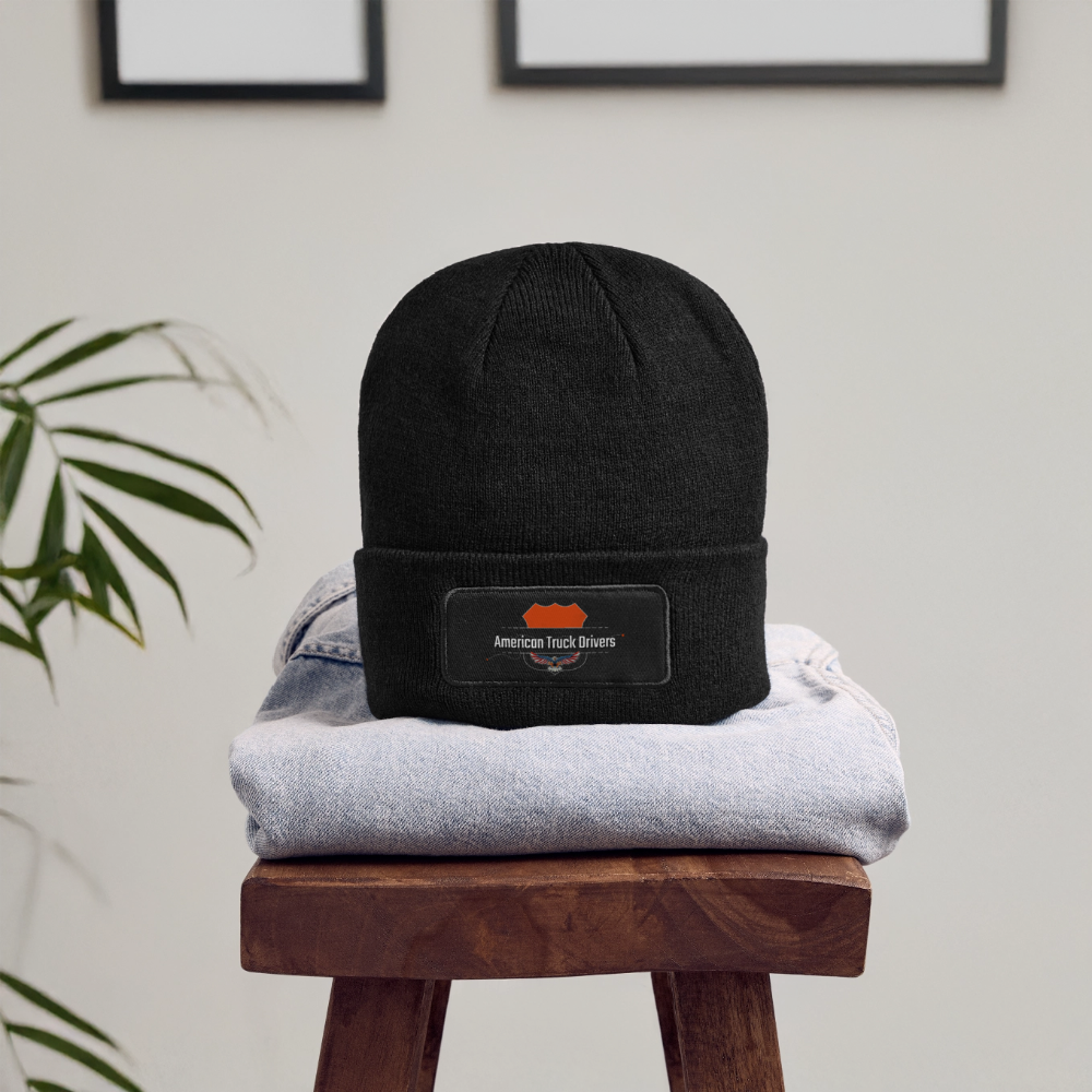 Patch Beanie -  American Truck Drivers - black