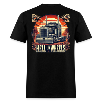 Graphic T-Shirt "Hell On Wheels" - black