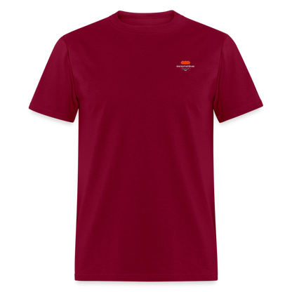 Graphic T-Shirt "Without Trucks You Will Be - burgundy