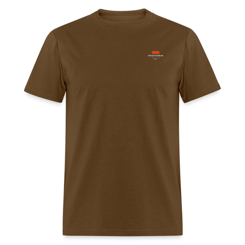 Graphic T-Shirt "Without Trucks You Will Be - brown