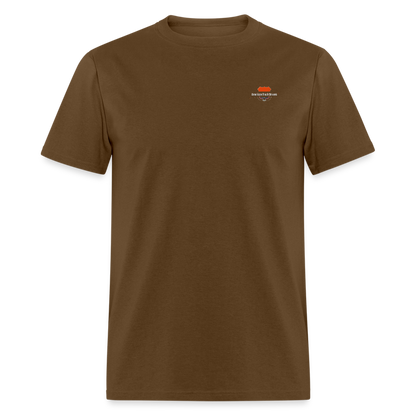 Graphic T-Shirt "Without Trucks You Will Be - brown