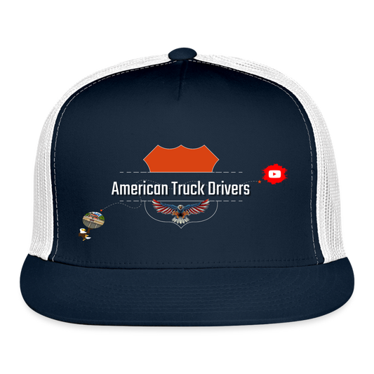 Trucker Cap - American Truck Drivers - navy/white