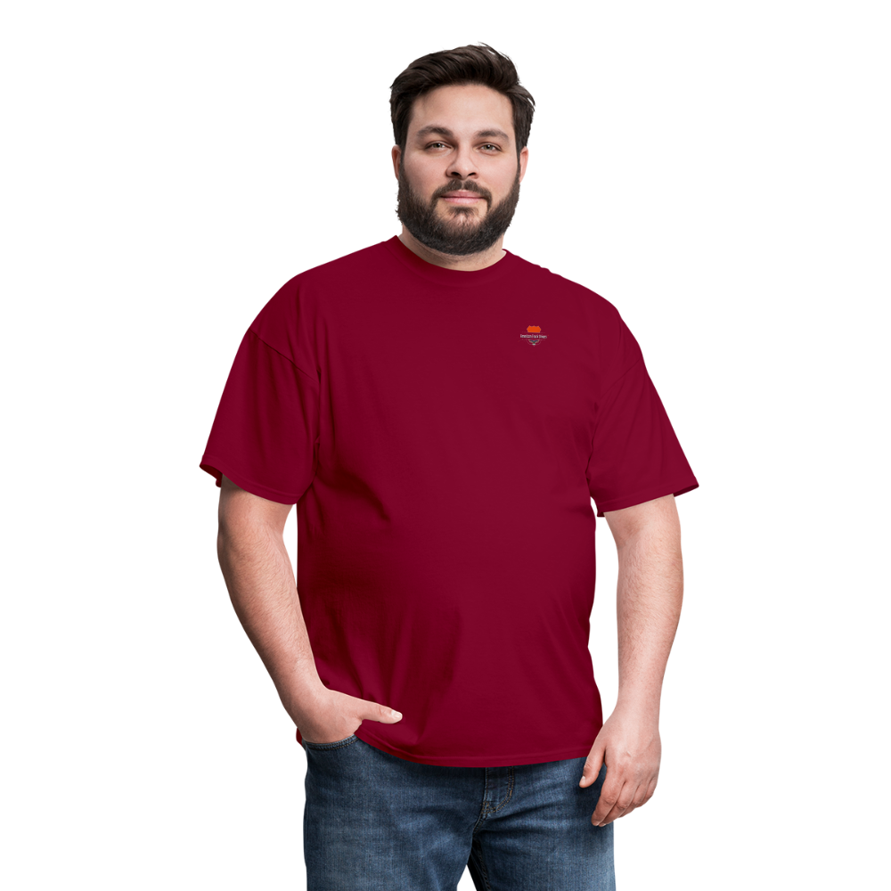 Graphic T-Shirt "Without Trucks You Will Be - burgundy