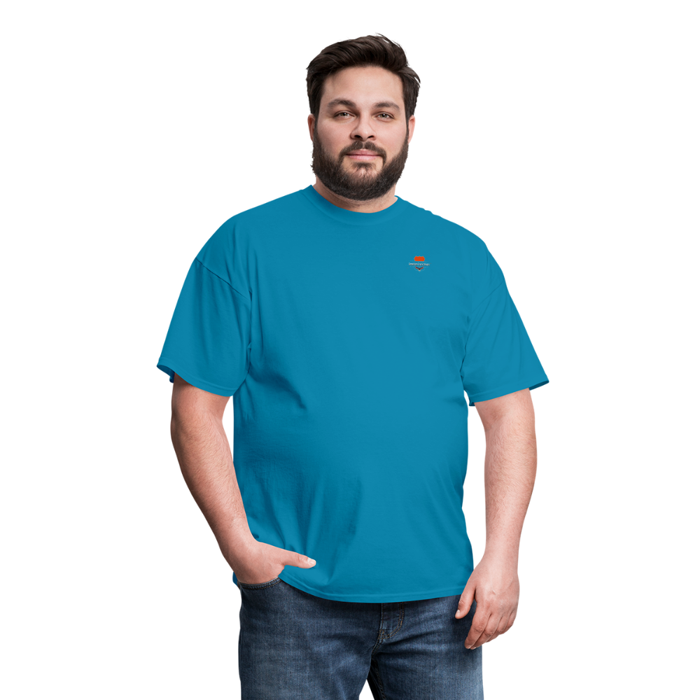 Graphic T-Shirt "Without Trucks You Will Be - turquoise