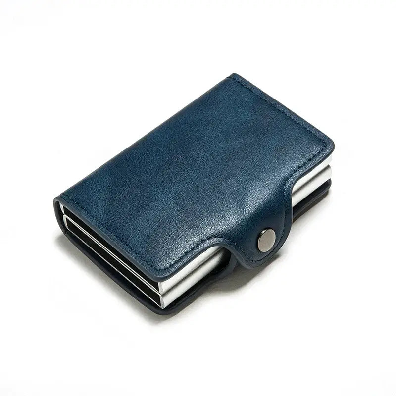 Carbon Fiber Credit Card Holder - Blue - Carbon Fiber Credit Card Holder