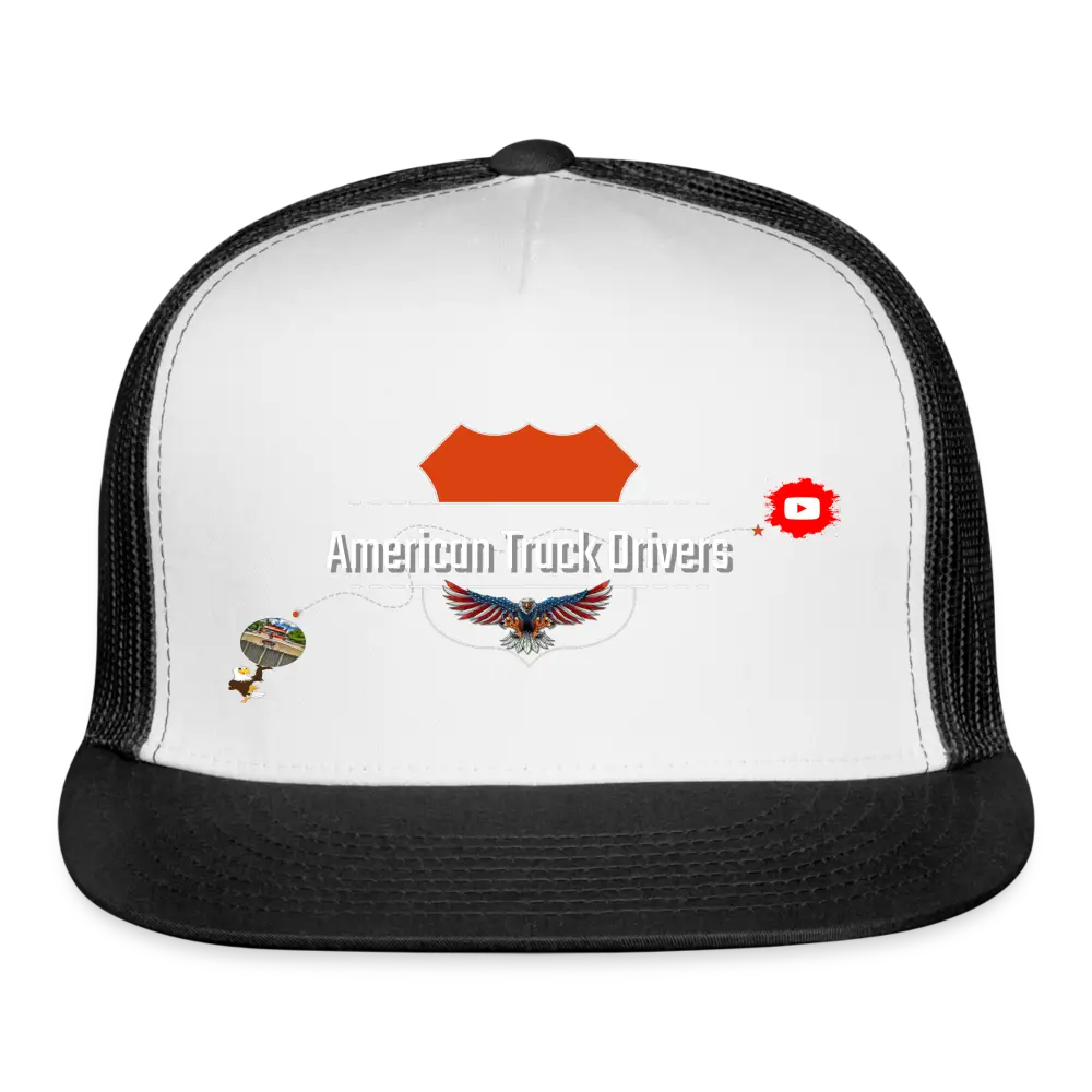 Trucker Cap - American Truck Drivers - white/black / One Size - Trucker Cap